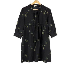 Anthropologie Pins and Needles Black Dress Dandelion Size Small